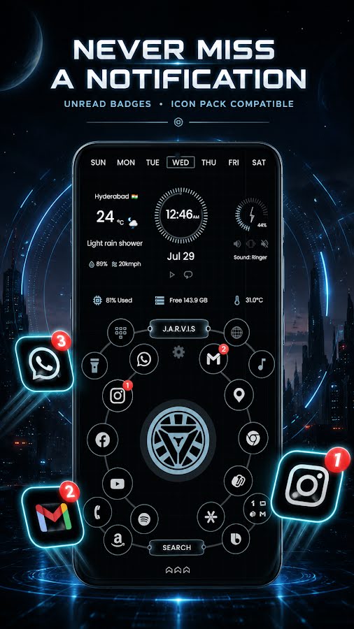 Jarvis Launcher screenshot 5