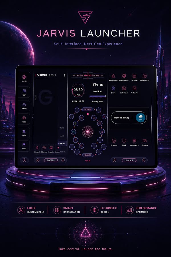 Jarvis Launcher screenshot 8