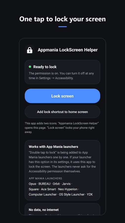 LockScreen Helper screenshot 3