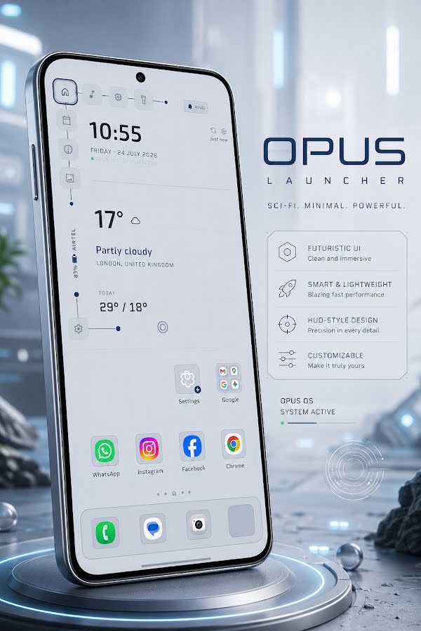 Opus Launcher screenshot 2